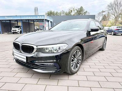 Gebraucht BMW 520 Sport Line 190 PS (139 kW) 2019 Schwarz ii/bonnet fluid black Kombi