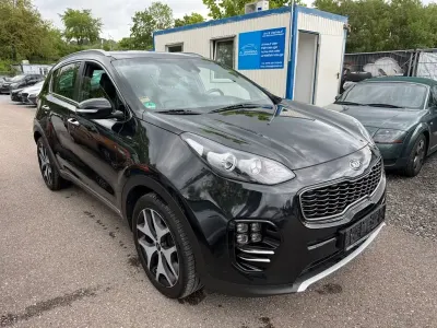 Brugt Kia Sportage GT-Line 177 HK (130 kW) 2016 Sort SUV