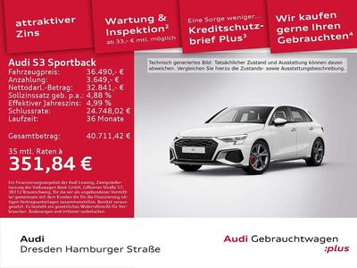 Ibisweiß Gebraucht 2022 Audi S3 Ambiente Limousine | 36.490 € (Guter Preis)