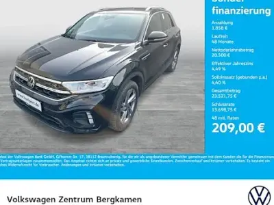 Usado VW T-Roc R-line 110 CV (80 kW) 2023 Negro SUV