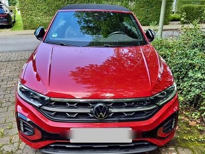 Gebraucht VW T-Roc Cabriolet R-line 150 PS (110 kW) 2022 Rot Cabrio