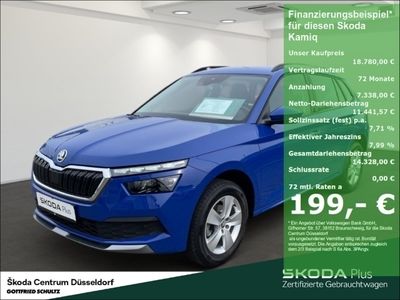 gebraucht Skoda Kamiq AMBITION 1.0 TSI AHK RFK AppleCarPlay LED PDC Ambition