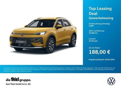 Nuova VW T-Roc Life 116 CV (85 kW) 2025 Giallo SUV