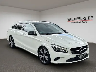 Gebraucht Mercedes CLA220 Shooting Brake 177 PS (130 kW) 2017 Calcitweiss  unilack Kombi