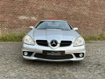 Gebraucht Mercedes SLK55 AMG AMG 360 PS (264 kW) 2005 Iridiumsilber  metalliclack Cabrio