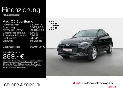 Gebraucht Audi Q5 204 PS (150 kW) 2022 Mythosschwarz metallic SUV