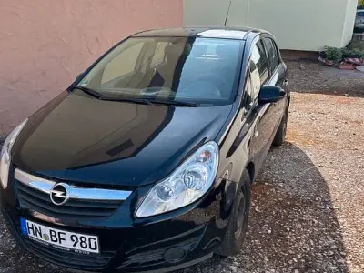 Gebraucht Opel Corsa 60 PS (44 kW) 2009 Schwarz Kleinwagen