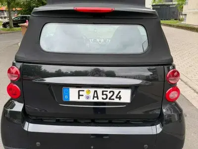 Brugt Smart ForTwo Cabrio 71 HK (52 kW) 2009 Sort Cabriolet