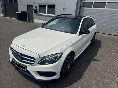 Usata Mercedes C400 AMG line 333 CV (244 kW) 2017 Bianco Station wagon