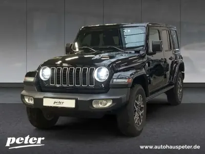 Nouvelle Jeep Wrangler Sahara 272 ch (200 kW) 2025 Noir SUV