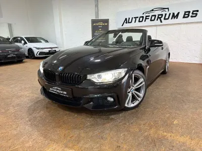 Gebraucht BMW 420 Cabriolet Sport Line 184 PS (135 kW) 2015 Schwarz Cabrio