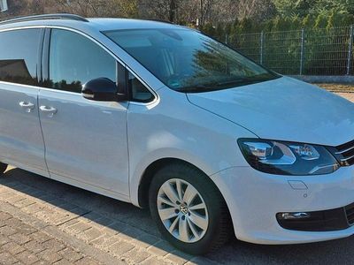 Second-hand VW Sharan 177 CP (130 kW) 2013 Alb Monovolum