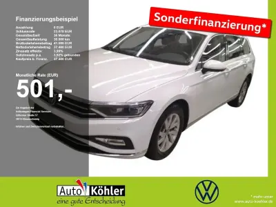 Gebraucht VW Passat Elegance 150 PS (110 kW) 2024 Gletscherweiß Kombi