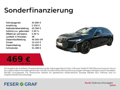 Gebraucht Audi A5 Ambiente 204 PS (150 kW) 2025 Mythosschwarz metallic Kombi