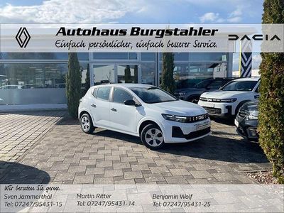 Neu Dacia Sandero Essentiel 101 PS (74 kW) 2026 Weiß Limousine