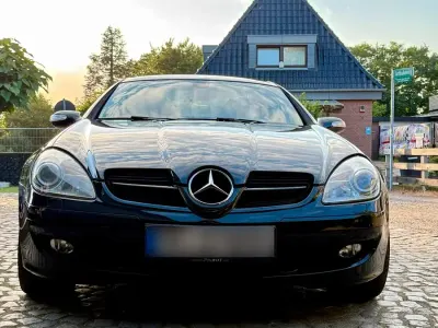 Gebraucht Mercedes SLK200 163 PS (119 kW) 2007 Schwarz Cabrio