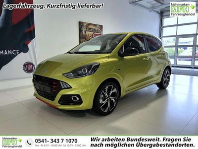 Neu Hyundai i10 N Line 90 PS (66 kW) 2025 Lucid lime metallic Kleinwagen