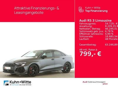 Gebraucht Audi RS3 Ambiente 400 PS (294 kW) 2023 Daytonagrau perleffekt Limousine