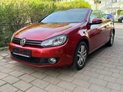 Usata VW Golf 160 CV (117 kW) 2011 Rosso Cabrio
