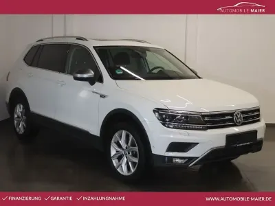 Gebraucht VW Tiguan Allspace Highline 190 PS (139 kW) 2019 Pure white SUV