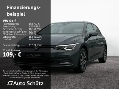 Brugt VW Golf VIII Active 150 HK (110 kW) 2023 Grå Sedan