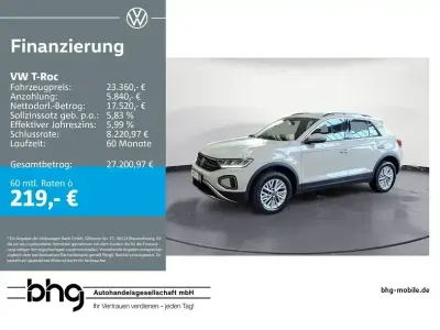 Gebraucht VW T-Roc Life 150 PS (110 kW) 2024 Grau SUV