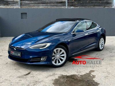 gebraucht Tesla Model S 90D Dual MCU2 Pano Echtleder Kamera AHK
