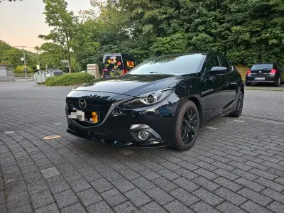 Gebraucht Mazda 3 Sports-Line 150 PS (110 kW) 2016 Schwarz Limousine