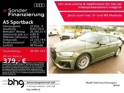 Gebraucht Audi A5 Sportback S-Line 150 PS (110 kW) 2024 Grün Kleinwagen