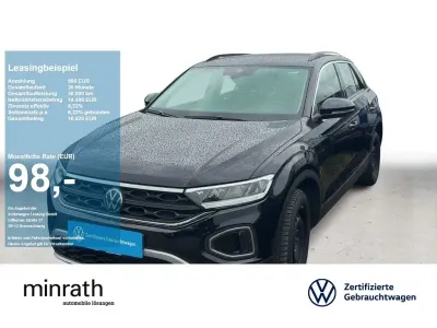 Gebraucht VW T-Roc Life 110 PS (80 kW) 2023 Schwarz SUV