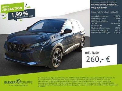 Blau Gebraucht 2023 Peugeot 3008 Allure SUV | 22.440 € (Guter Preis)