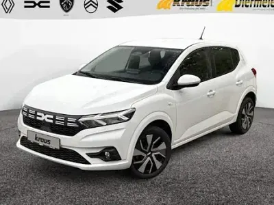 Nowe Dacia Sandero Expression 122 KM (89 kW) 2026 Biały Sedan/Limuzyna