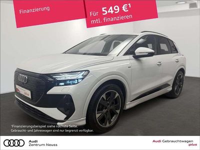Gebraucht Audi Q4 e-tron S-Line 150 kW (204 PS) 2022 Weiss SUV