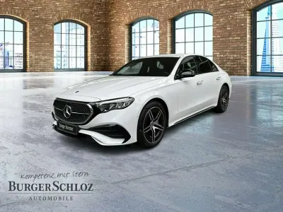 Gebraucht Mercedes E220 AMG 197 PS (144 kW) 2025 Manufaktur lack manufaktur opalithweiß bright Limousine