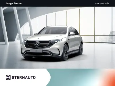 Gebraucht Mercedes EQC400 AMG line 300 kW (408 PS) 2023 Manufaktur opalithweiß bright SUV