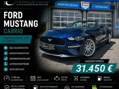 Gebraucht Ford Mustang Convertible 290 PS (213 kW) 2019 Blau Cabrio