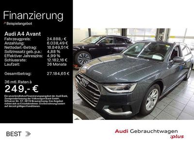 Manhattangrau metallic (metallic) Gebraucht 2022 Audi A4 Advanced Plus Kombi | 24.888 € (Fairer Preis)