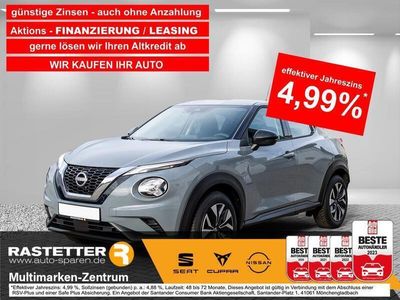 gebraucht Nissan Juke DIG-T acenta Navi+Komfort+Kamera+LED+SHZ+Klimaaut+Temp+DAB+Bluet