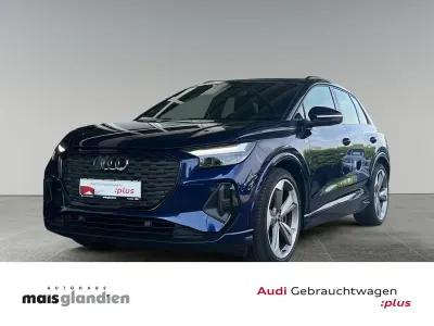 Gebraucht Audi Q4 e-tron S-Line 219 kW (299 PS) 2022 Navarrablau metallic SUV