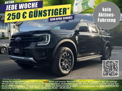 Neu Ford Ranger Wildtrack 205 PS (150 kW) 2026 Schwarz Pickup