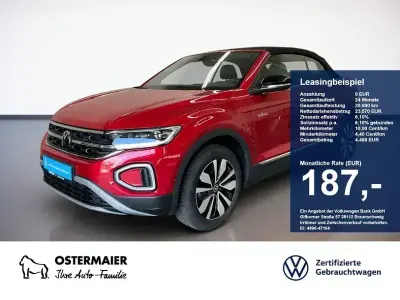 Gebraucht VW T-Roc Cabriolet Goal 116 PS (85 kW) 2025 Rot Cabrio