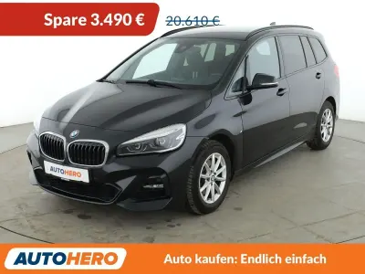 Gebraucht BMW 218 Gran Tourer M Sport 136 PS (100 kW) 2021 Schwarz Van / Kleinbus