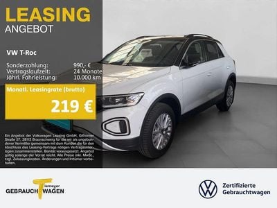 Gebraucht VW T-Roc Life 150 PS (110 kW) 2025 Weiß SUV