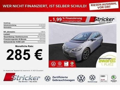 Gebraucht VW ID.3 Pro 150 kW (204 PS) 2022 Mondsteingrau schwarz Kleinwagen