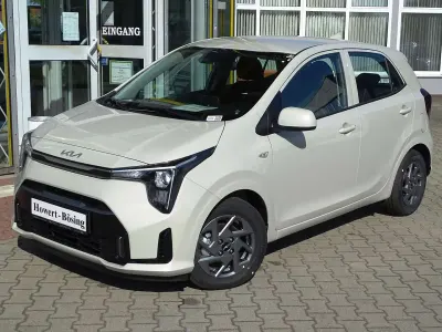 Gebraucht Kia Picanto Vision 63 PS (46 kW) 2024 (m9y) milky beige met. Kleinwagen