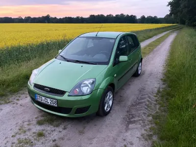 Gebraucht Ford Fiesta Ghia 80 PS (58 kW) 2008 Grün Kleinwagen