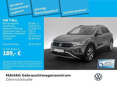Gebraucht VW T-Roc Move 150 PS (110 kW) 2024 Indiumgrau metallic SUV