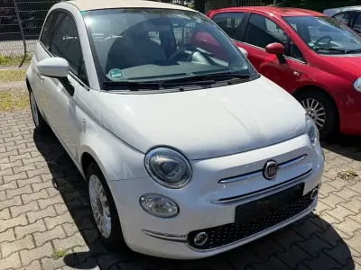 Brugt Fiat 500C Lounge 69 HK (50 kW) 2019 Hvid Cabriolet