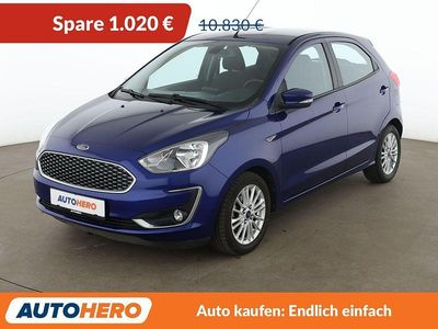 Second-hand Ford Ka Plus Cool & Connect 86 CP (63 kW) 2018 Albastru Hatchback