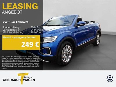 Usata VW T-Roc Cabriolet IQ Drive 116 CV (85 kW) 2025 Blu Cabrio
